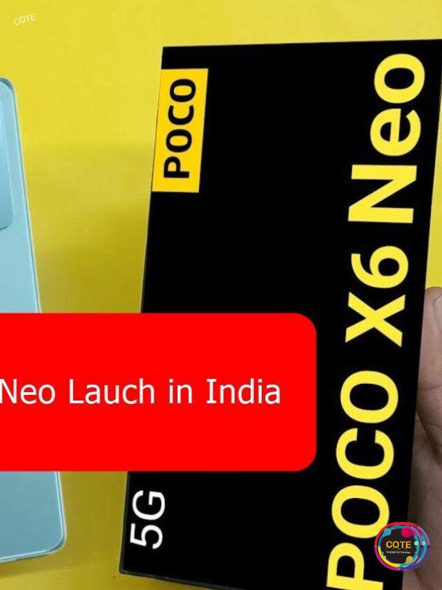 Poco X6 Neo price in india and Expected to Launch in March